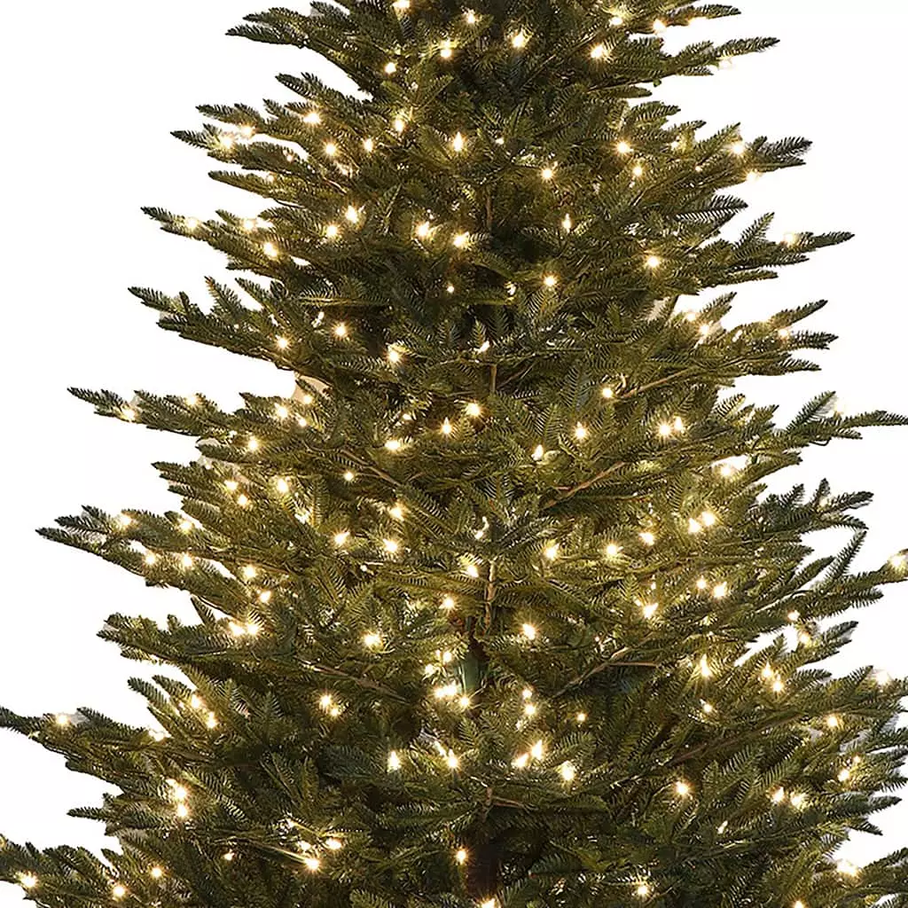 Budget 🎉 7.5ft. Pre-Lit Fraser Fir Artificial Christmas Tree, Clear Lights by Ashland® ✨ 4 Budget 🎉 7.5ft. Pre-Lit Fraser Fir Artificial Christmas Tree, Clear Lights by Ashland® ✨ - Image 2