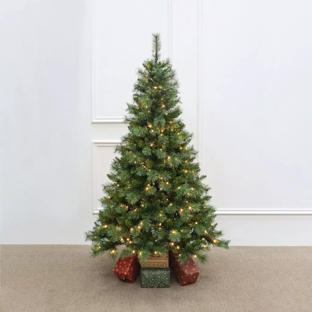 Best Sale ✨ 6ft. Pre-Lit Pioneer Pine Artificial ❄ Christmas Tree, Clear Micro LED Lights by Ashland® ❤️ 4 Best Sale ✨ 6ft. Pre-Lit Pioneer Pine Artificial ❄ Christmas Tree, Clear Micro LED Lights by Ashland® ❤️ - Image 2