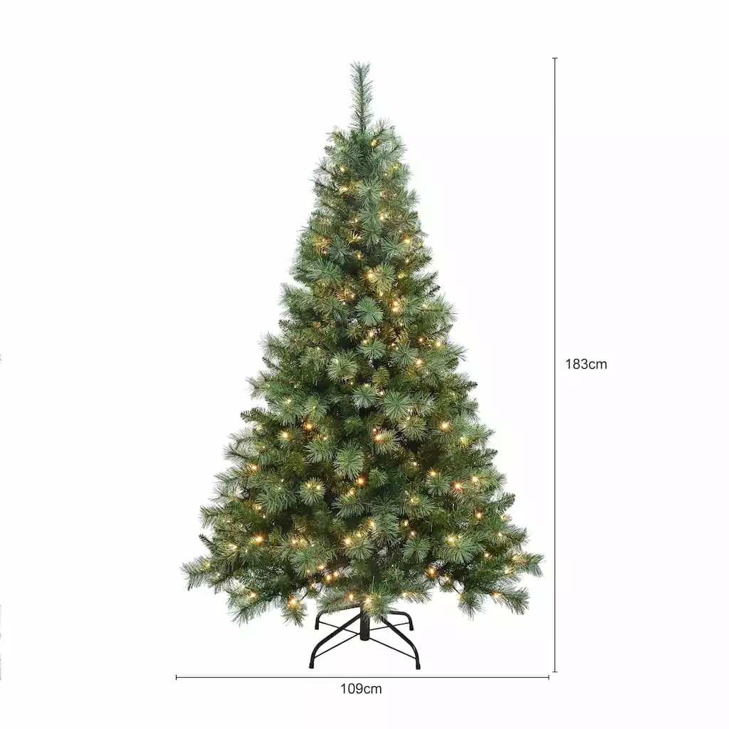 Best Sale ✨ 6ft. Pre-Lit Pioneer Pine Artificial ❄ Christmas Tree, Clear Micro LED Lights by Ashland® ❤️ 5 Best Sale ✨ 6ft. Pre-Lit Pioneer Pine Artificial ❄ Christmas Tree, Clear Micro LED Lights by Ashland® ❤️ - Image 3