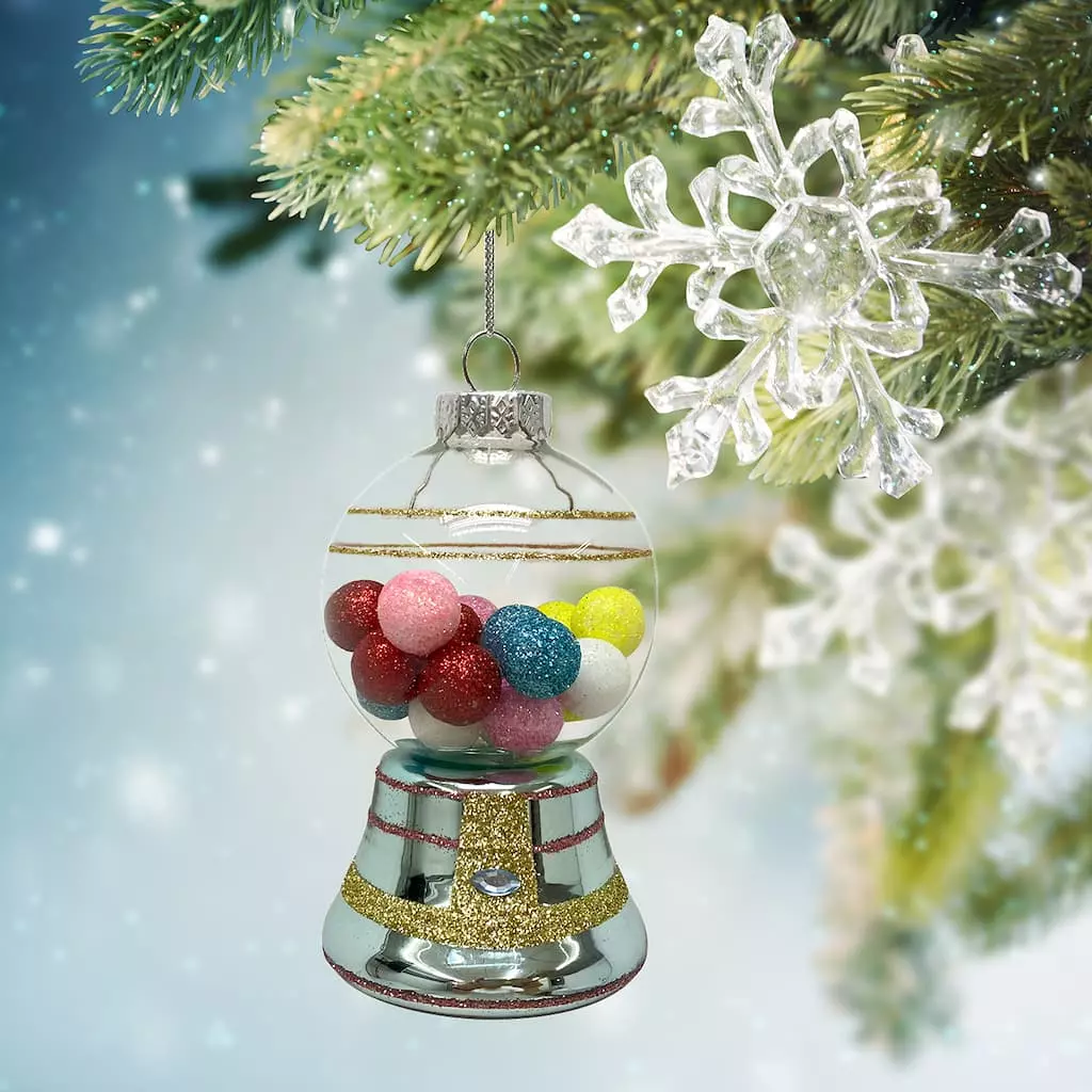 New π Glass Gumball Machine Ornament by Ashland® βοΈ 4 New π Glass Gumball Machine Ornament by Ashland® βοΈ - Image 2