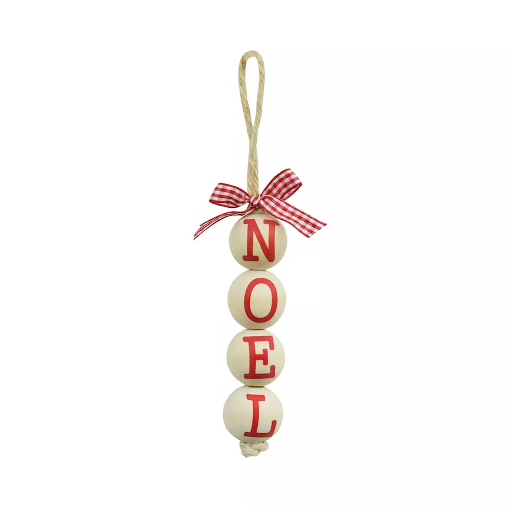 New ❤️ Assorted Christmas Sentiment on Beads Ornament by Ashland® 🤩 5 New ❤️ Assorted Christmas Sentiment on Beads Ornament by Ashland® 🤩 - Image 3
