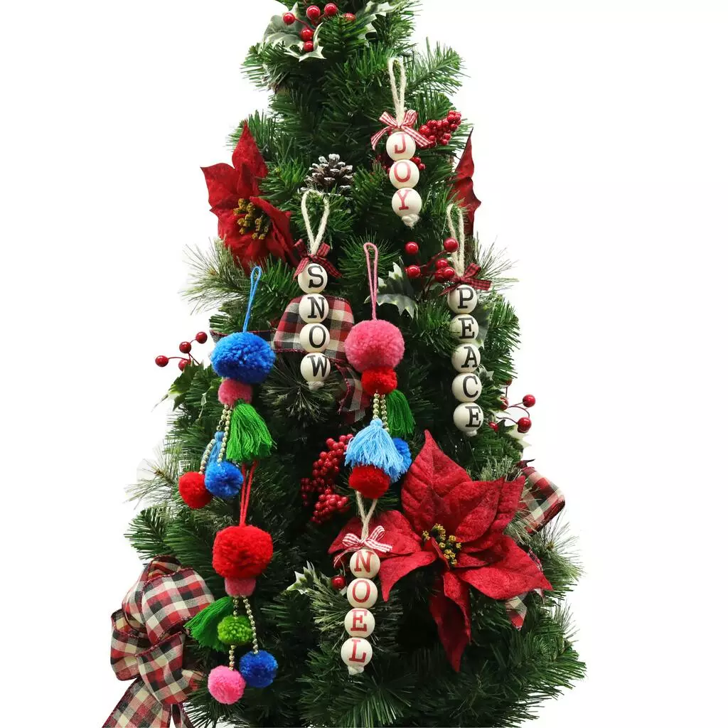 New ❤️ Assorted Christmas Sentiment on Beads Ornament by Ashland® 🤩 8 New ❤️ Assorted Christmas Sentiment on Beads Ornament by Ashland® 🤩 - Image 6