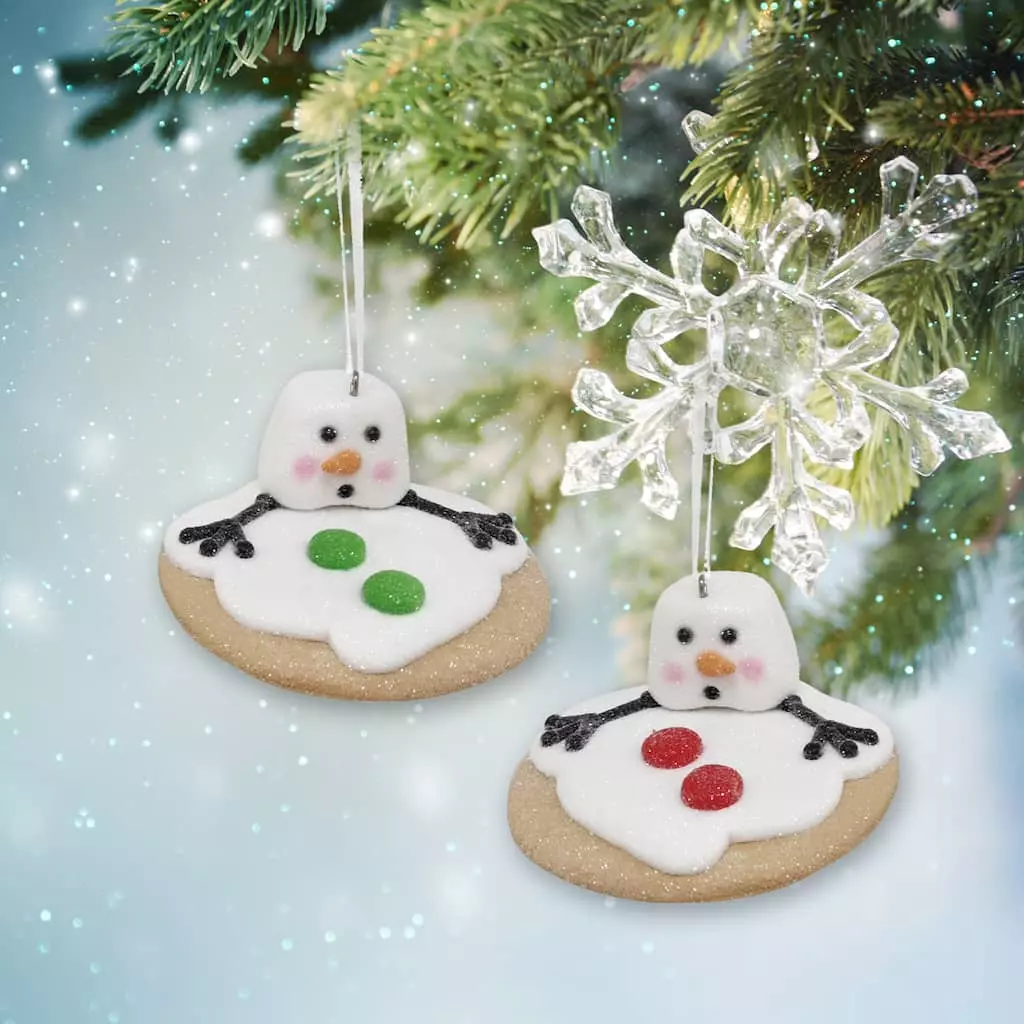 Buy 🎁 Assorted Melting Snowman Cookie Ornament by Ashland® ✨ 4 Buy 🎁 Assorted Melting Snowman Cookie Ornament by Ashland® ✨ - Image 2