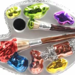 Promo 👏 Multicolor Glass Painter's Palette Ornament by Ashland® 🧨 -Michaels Store 10697806 3