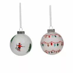 Promo 🌟 Assorted Decorated Glass Ball Ornament by Ashland® ❤️