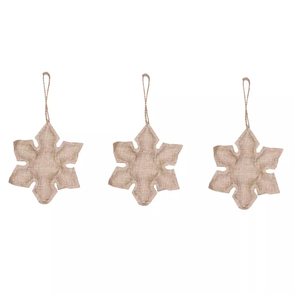 Wholesale 🎉 Assorted Fabric Snowflake Ornament by Ashland® ❤️ 4 Wholesale 🎉 Assorted Fabric Snowflake Ornament by Ashland® ❤️ - Image 2