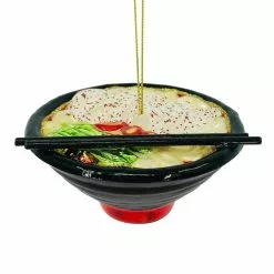 Brand new 🎁 3.5'' Ramen Glass Christmas Ornament by Ashland® 🎉 -Michaels Store 10697932 2