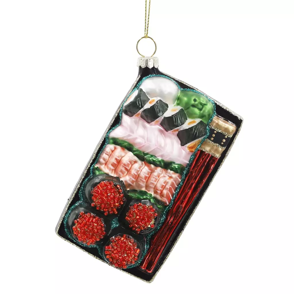 Promo ✨ Multicolor Glass Sushi Ornament by Ashland® 💯 3 Promo ✨ Multicolor Glass Sushi Ornament by Ashland® 💯