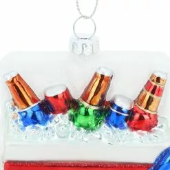 Hot Sale 🧨 Glass Beer Bucket Ornament by Ashland® 🥰 Christmas ✨ -Michaels Store 10697946 3