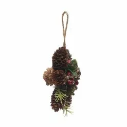 Best Pirce 👏 4" Pinecone & Berry Ornament by Ashland® 💯 -Michaels Store 10697965 2