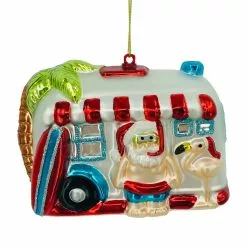 Buy 💯 Glass Santa's Vacation Ornament by Ashland® 🌟 5 Buy 💯 Glass Santa's Vacation Ornament by Ashland® 🌟 -Michaels Store 10697970 2