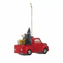 Cheap 👏 Red Glass Truck Ornament by Ashland® 🎁 -Michaels Store 10697983 2