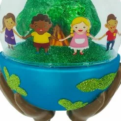 Promo 🧨 Glass Earth Held in Hands Ornament by Ashland® 🎉 -Michaels Store 10698001 2