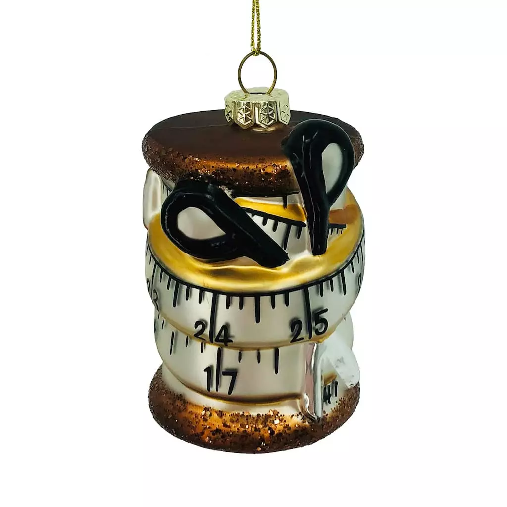 Budget 🎁 Glass Measuring Tape Ornament by Ashland® 🔔 4 Budget 🎁 Glass Measuring Tape Ornament by Ashland® 🔔 - Image 2