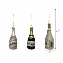 Flash Sale 👍 Assorted Glass Champagne Ornament by Ashland® ✔️ -Michaels Store 10698041 5