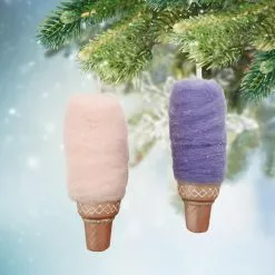 Brand new ✔️ Assorted Cotton 👏 Candy Glass Ornament by Ashland® 🛒 -Michaels Store 10698045 2