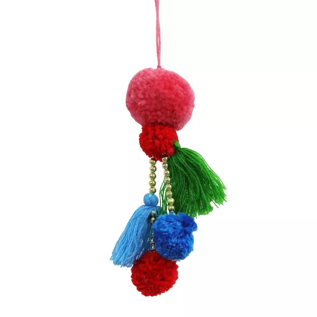Outlet ๐งจ Assorted Fabric Pom-Pom Ornament by Ashland® ๐ 5 Outlet ๐งจ Assorted Fabric Pom-Pom Ornament by Ashland® ๐ - Image 3