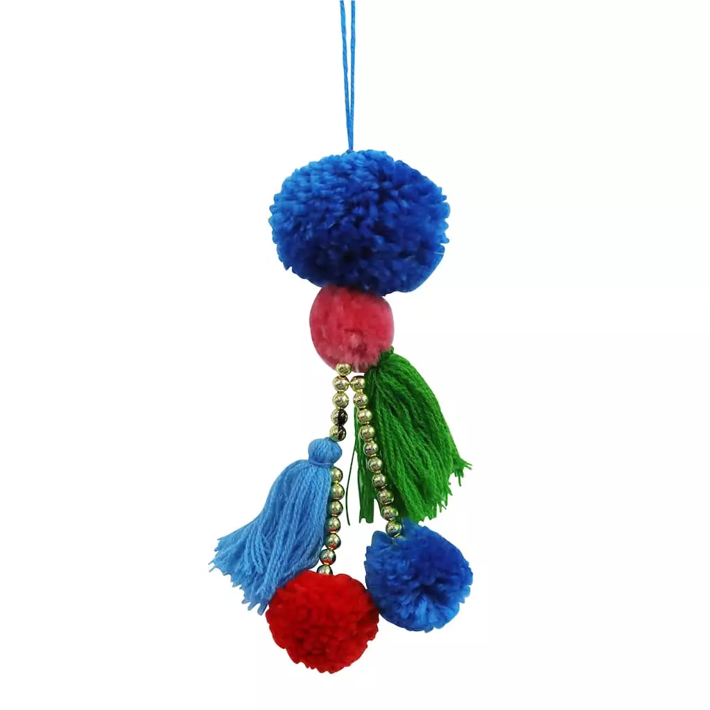 Outlet ๐งจ Assorted Fabric Pom-Pom Ornament by Ashland® ๐ 6 Outlet ๐งจ Assorted Fabric Pom-Pom Ornament by Ashland® ๐ - Image 4
