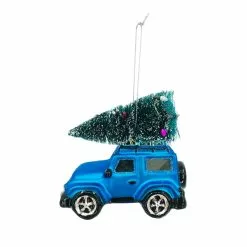 Outlet ⭐ Assorted Glass Jeep with Tree Ornament by Ashland® ⌛ -Michaels Store 10698111 5