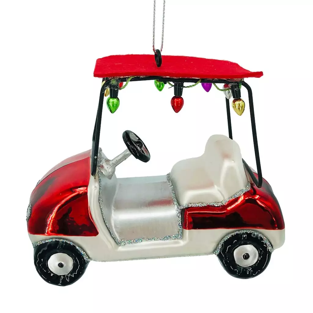 Best Sale ✔️ Glass Golf Cart Ornament by Ashland® 🌟 4 Best Sale ✔️ Glass Golf Cart Ornament by Ashland® 🌟 - Image 2