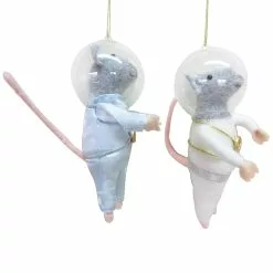 Budget ⭐ Assorted Wool Space Mouse Ornament by Ashland® ✔️ -Michaels Store 10698353 2