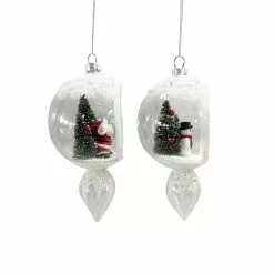 Coupon ✨ Assorted Glass Diorama Icicle Ornament by Ashland® 😉 -Michaels Store 10698372 2