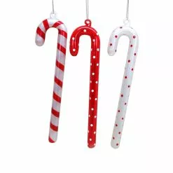 Deals ⭐ Assorted 🌟 Candy Cane Glass Ornament by Ashland® 👏