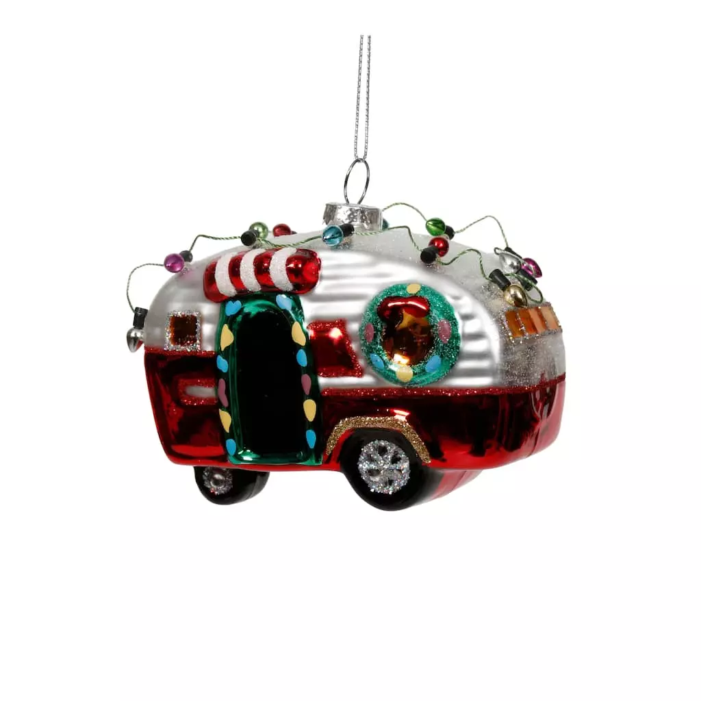 Best Pirce โ๏ธ Glass Camper Ornament by Ashland® ๐ 3 Best Pirce โ๏ธ Glass Camper Ornament by Ashland® ๐