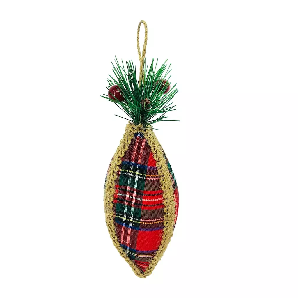 New ⭐ Assorted Plaid Ornament with Holly by Ashland® ✔️ 4 New ⭐ Assorted Plaid Ornament with Holly by Ashland® ✔️ - Image 2