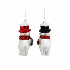 Buy 💯 Assorted Glass Vintage Snowman Ornament by Ashland® ❤️ -Michaels Store 10698388 4