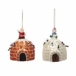 Best reviews of ✨ Assorted 3.3'' Igloo Collectible Glass Christmas Ornament by Ashland® 👍