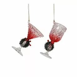 Cheap 🎁 Assorted Plastic Vintage Cocktail Glass Ornament by Ashland® 🔥 -Michaels Store 10698405 2
