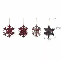 Buy 👏 Assorted Plaid Snowflake Ornament by Ashland® 🥰 -Michaels Store 10698406 3
