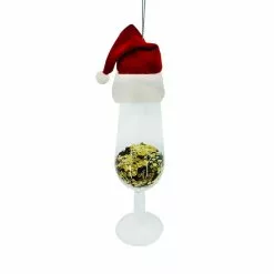 Buy 🥰 Wine Glass with Santa Hat Ornament by Ashland® 🤩 -Michaels Store 10698433 2
