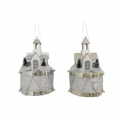 Budget 🥰 Assorted Paper House on Drum Ornament by Ashland® 🛒