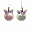 Outlet ✨ Assorted 4" Glass Unicorn Ball Ornament by Ashland® 😍