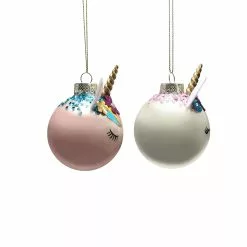 Outlet ✨ Assorted 4" Glass Unicorn Ball Ornament by Ashland® 😍 -Michaels Store 10698447 3