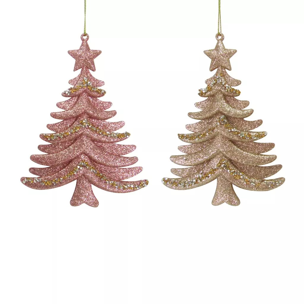 Discount ✔️ Assorted Glittery Plastic Tree Ornament by Ashland® 🧨 3 Discount ✔️ Assorted Glittery Plastic Tree Ornament by Ashland® 🧨