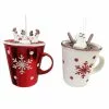 Wholesale ❤️ Assorted Glass Hot Cocoa Mug Ornament by Ashland® 🌟