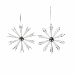 Hot Sale ⌛ Assorted Clear Snowflake Ornament by Ashland® 🎁