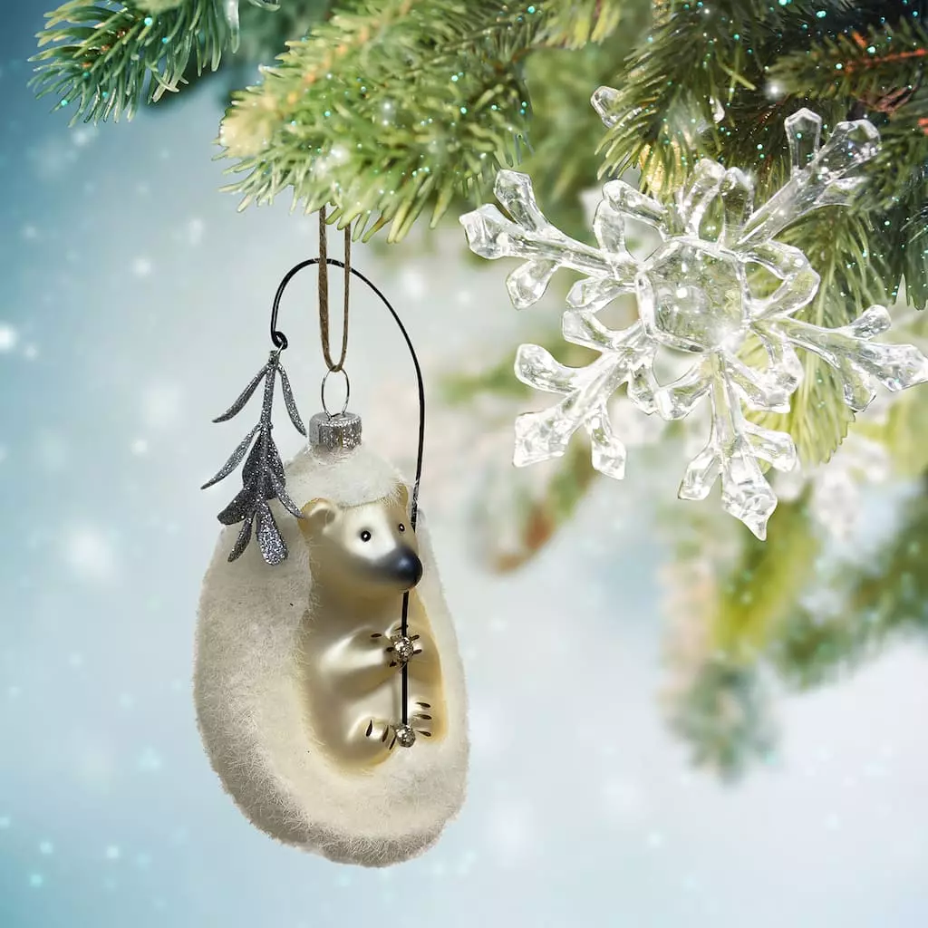 Hot Sale ๐ฏ White Glass Hedgehog Ornament by Ashland® ๐ 4 Hot Sale ๐ฏ White Glass Hedgehog Ornament by Ashland® ๐ - Image 2
