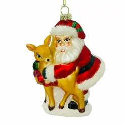 Best reviews of ❤️ Santa with Deer Ornament by Ashland® ❤️ -Michaels Store 10698543 2
