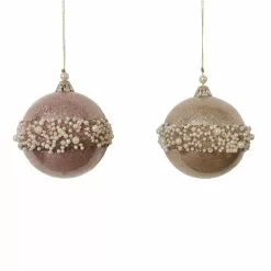 Promo 🔔 Assorted Pearl & Glitter Plastic Ball Ornament by Ashland® 🌟