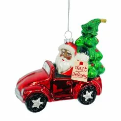 Brand new 🔥 4.5'' Delivery Santa Collectible Christmas Ornament by Ashland® 🌟 -Michaels Store 10698626 2