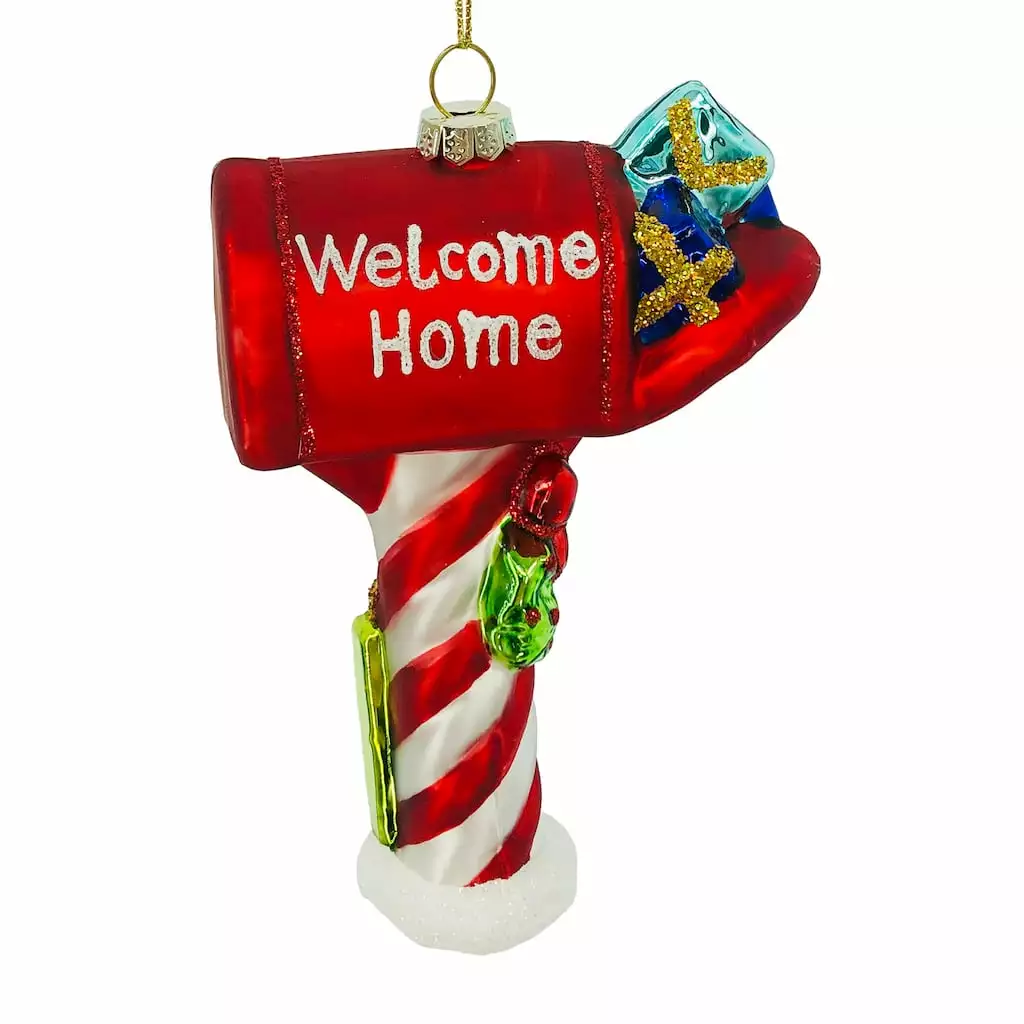 Best Sale 🥰 5'' Mailbox Collectible Glass Christmas Ornament by Ashland® 🎉 4 Best Sale 🥰 5'' Mailbox Collectible Glass Christmas Ornament by Ashland® 🎉 - Image 2