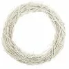 Budget 👏 18" Glittery White Grapevine Wreath by Ashland® 💯 -Michaels Store 10698651 1