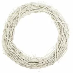 Budget 👏 18" Glittery White Grapevine Wreath by Ashland® 💯