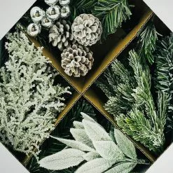 Outlet ❤️ DIY Flocked Pinecone & Leaf Wreath with Silver Ornaments Kit by Ashland® 👍 7 Outlet ❤️ DIY Flocked Pinecone & Leaf Wreath with Silver Ornaments Kit by Ashland® 👍 -Michaels Store 10698662 3