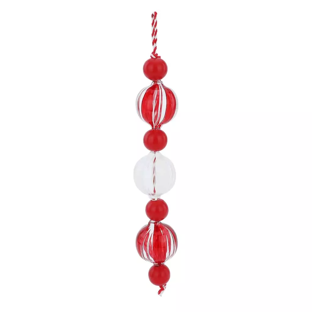 Promo โ๏ธ Assorted Glass & Wood Peppermint Bubble Ornament by Ashland® ๐ Christmas โค๏ธ 4 Promo โ๏ธ Assorted Glass & Wood Peppermint Bubble Ornament by Ashland® ๐ Christmas โค๏ธ - Image 2