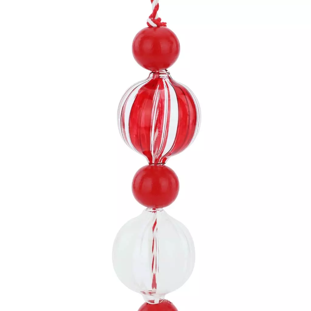 Promo โ๏ธ Assorted Glass & Wood Peppermint Bubble Ornament by Ashland® ๐ Christmas โค๏ธ 5 Promo โ๏ธ Assorted Glass & Wood Peppermint Bubble Ornament by Ashland® ๐ Christmas โค๏ธ - Image 3